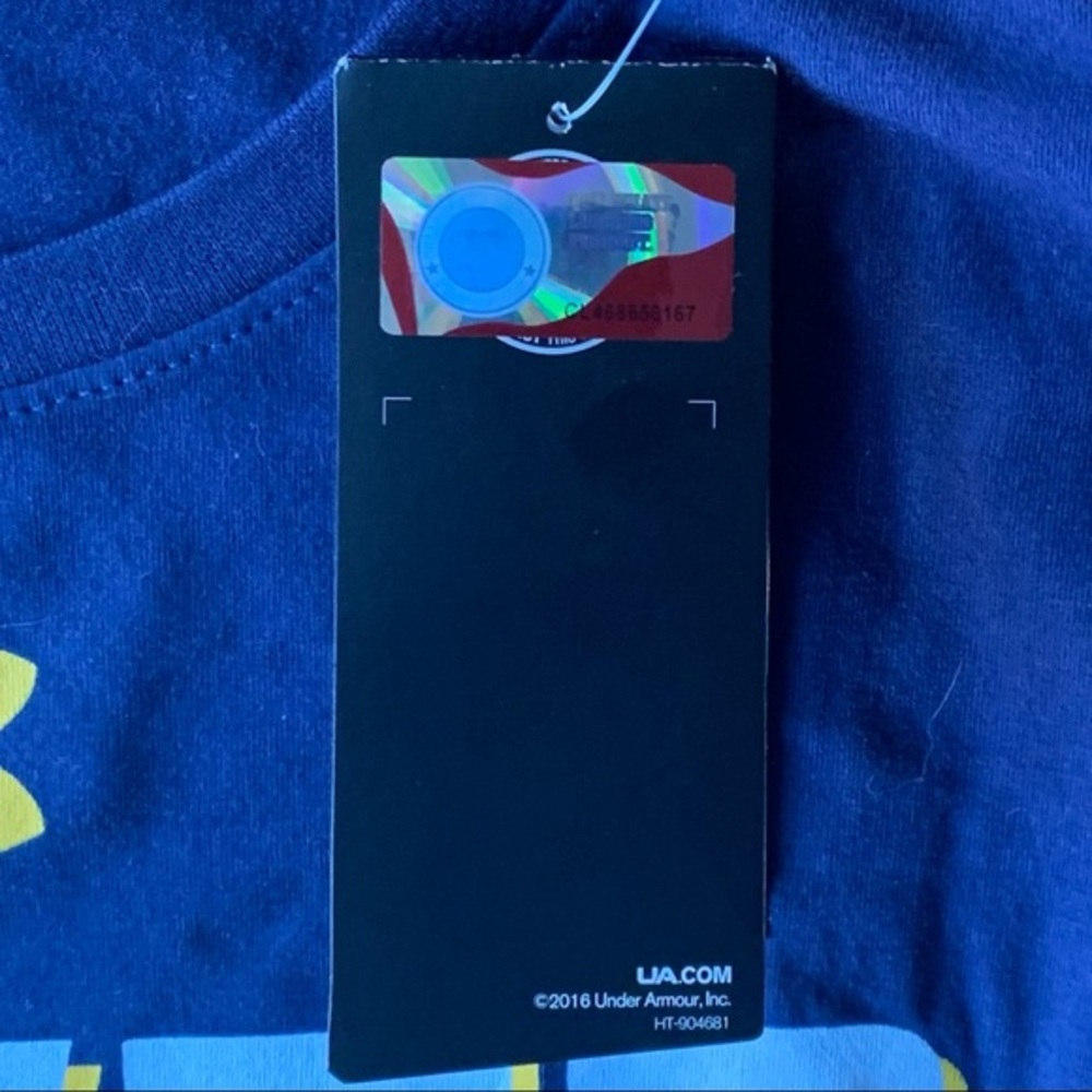 Under Armour NWT “NAVY” navy blue short sleeve tee shirt. - Picture 11 of 16